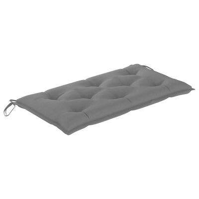 vidaXL Garden Bench Cushion Gray 39.4"x19.7"x2.8" Fabric