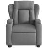 vidaXL Stand up Massage Recliner Chair Dark Gray Fabric