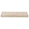 vidaXL Pallet Cushion Beige 100% cotton and filling cotton mix