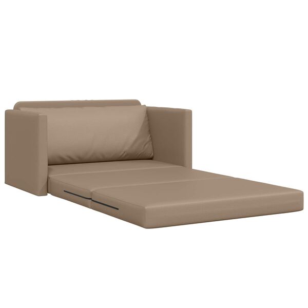 vidaXL Sofa Bed Cappuccino 48.82 x 27.95 x 30.71 in Velvet