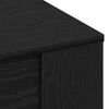 vidaXL Coffee Table Black Oak 40.16 x 21.65 x 17.72 in Engineered Wood