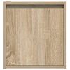 vidaXL Wall-mounted Bedside Cabinet Set of 2 Sonoma Oak Engineered wood