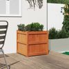 vidaXL Garden Planter Wax brown Solid pine wood 23.6 in