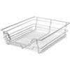 vidaXL Pull-Out Wire Baskets 2 pcs Silver 19.7"
