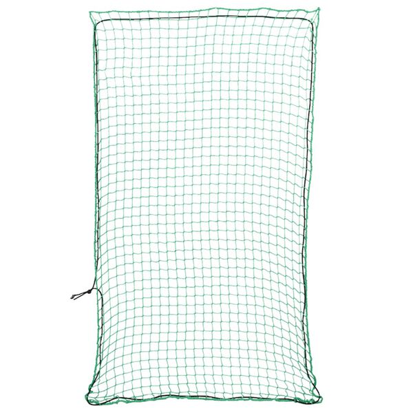 vidaXL Trailer Net with Elastic Rope Green 6.9x4.1' PP