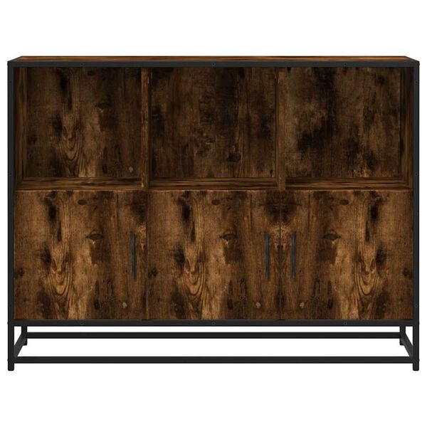vidaXL Sideboard Smoked Oak Engineered wood Medium Sideboard