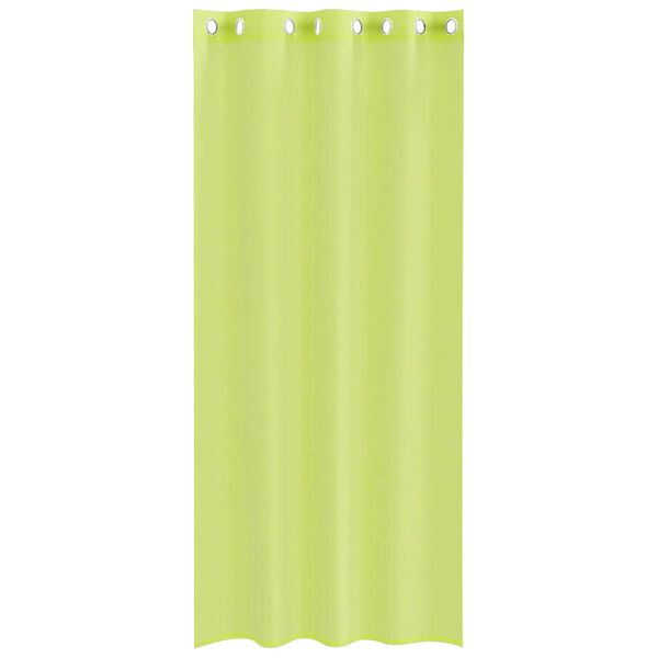 vidaXL Voile Curtains with Grommets 2 pcs Apple Green 55.1x96.5"