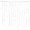 vidaXL Curtain Icicle Light Cool White Plastic, copper 32.8ft Length