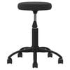 vidaXL Dining Chair Black Velvet (100% polyester), powder-coated steel
