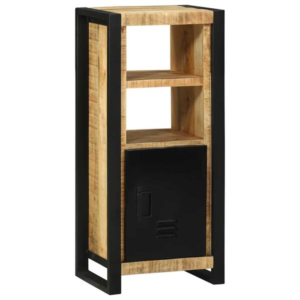 vidaXL Bathroom Cabinet Brown 15.7" x 11.8" x 35.4" Solid Mango wood