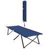 vidaXL Folding Camping Bed Folding Blue 81.10 x 29.92 x 29.13 in
