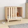 vidaXL Dog House Pine Solid pine wood (untreated) Medium Durable