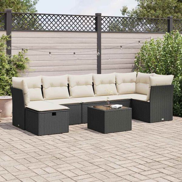 vidaXL Patio Sofa Set Modular Garden Sofa Set Rectangular Modern