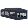 vidaXL Party Tent Blue Polyethylene Large Water-resistant materials