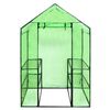 vidaXL Greenhouse Transparent Green Powder-coated Steel
