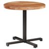 vidaXL Bistro Table Natural wood Solid Acacia Wood Medium Durable