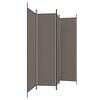 vidaXL 4-Panel Room Divider Anthracite 78.7"x86.6" Fabric