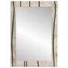 vidaXL Bathroom Mirror with Mirror Brown 27.56 x 19.69 x 0.98 in