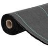 vidaXL Weed Membrane Black with green stripes Polypropylene