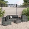 vidaXL Patio Lounge Set Gray