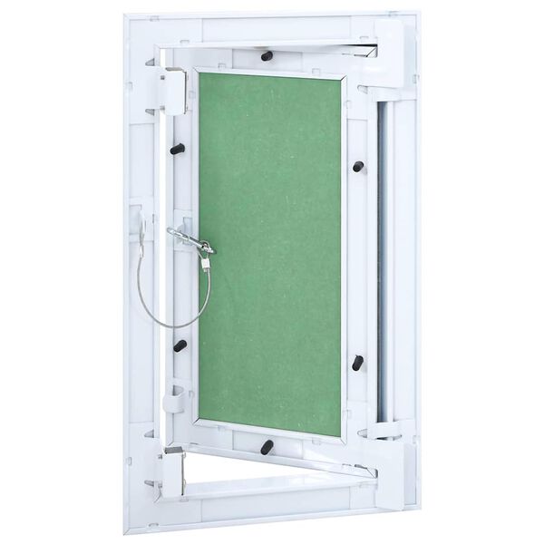vidaXL Access Panel Green and Silver 11.81 x 21.65 in