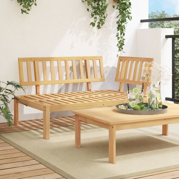 vidaXL Patio Pallet Corner Sofa Solid Wood Acacia