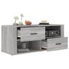 vidaXL TV Cabinet Grey Sonoma Engineered wood Medium TV Cabinet
