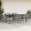 vidaXL Garden Dining Set Grey