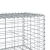 vidaXL Gabion Basket Silver Galvanized Iron Large Heavy Weight Endurance