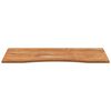 vidaXL Desk Top Natural Solid Acacia wood 55.1 x 23.6 x 1.0 in Durable
