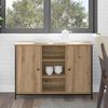 vidaXL Sideboard artisan oak 100 x 35 x 70 cm Engineered wood