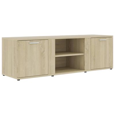 vidaXL TV Cabinet Sonoma Oak 47.2"x13.4"x14.6" Engineered Wood