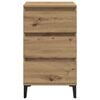 vidaXL Bedside Cabinet Artisan Oak 17.72 x 13.78 x 17.32 in