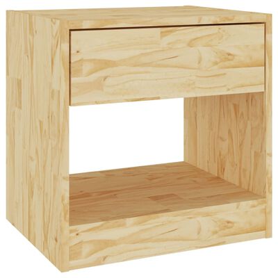 vidaXL Bedside Cabinets 2 pcs 15.7"x12.2"x15.7" Solid Wood Pine