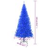 vidaXL Artificial Christmas Tree Blue PVC Artificial Christmas Tree