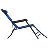 vidaXL Sunlounger Set of 2 Steel Blue