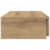 vidaXL Bed Drawers Artisan Oak 39.37 x 14.37 x 6.50 in Engineered Wood