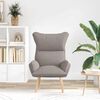 vidaXL Armchair Taupe 27.17 x 29.13 x 36.61 in Fabric