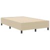 vidaXL Platform Bed Frame Grey Green 47.24 x 74.80 in Fabric