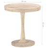 vidaXL Side Table Natural Wood Solid Mango Wood Medium Durable