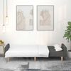 vidaXL Sofa Bed Dark Grey Wooden frame, polyester fabric, foam filling