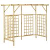 vidaXL Pergola Green treated Green treated pine wood Triple bin size