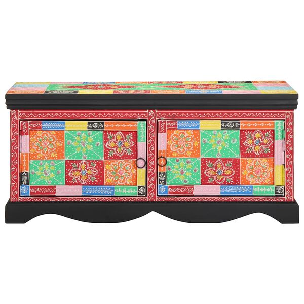 vidaXL Coffee Table Multicolor Solid mango wood, engineered wood Medium