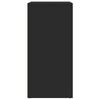 vidaXL Sideboard Black Engineered wood 29.9 inches tall Sideboard