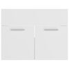 vidaXL Bathroom Furniture Set White Engineered wood, ceramic Medium