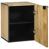 vidaXL Bathroom Sink Cabinet with Shelf Brown 14.96 x 13.19 x 18.90 in