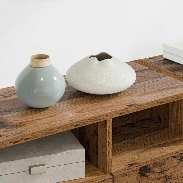 vidaXL TV Wall Units 4 pcs Old Wood Engineered Wood