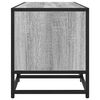 vidaXL TV Cabinet Grey Sonoma Engineered Wood, Metal 82.7 x 13.8 x 16.1 in