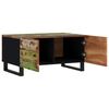 vidaXL Coffee Table Multicolor Solid reclaimed wood 31.5x19.7x15.7 in