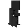 vidaXL Lectern Black Engineered Wood Medium Tiltable Lectern